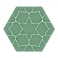 Hexagon Klinker Kerala Turkos Matt-Satin 29x33 cm Preview